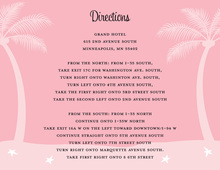 Softly Pink Tropics Enclosure Cards