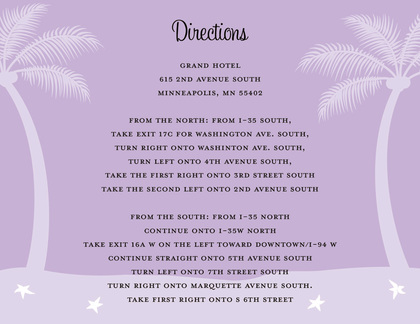 Softly Pink Tropics Enclosure Cards