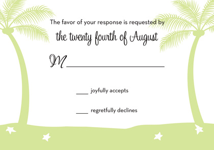 Adorable Cherished Tropics Invitation