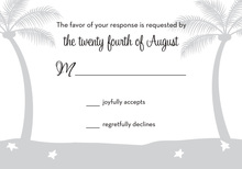 Fascinating Wildish Tropics RSVP Cards