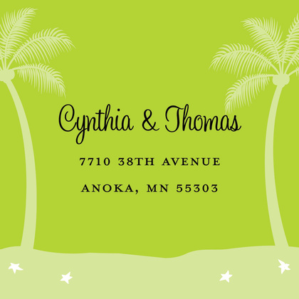 Adorable Cherished Tropics RSVP Cards