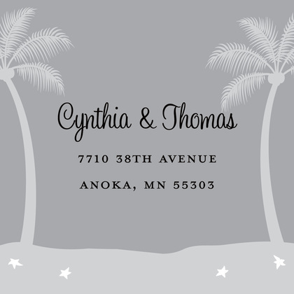 Fascinating Wildish Tropics RSVP Cards