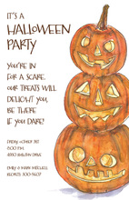 Pumpkin Trio Invitations