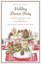 Festive Plate Invitation