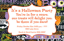 Spooky Line Invitation