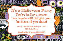 Halloween House Invitation