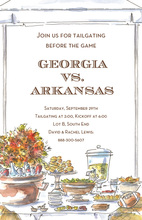 Tailgate Tent Invitation