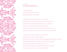 Exquisite Monogram Pink Enclosure Cards