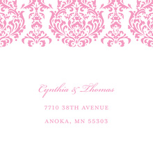 Exquisite Monogram Pink Stickers