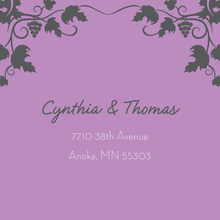 Grape Vine Lavender Stickers