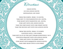 Teal Decorative Plate Enclosure Cards