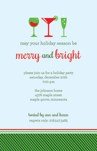 Holiday Celebration Cocktails Invitation