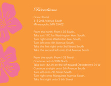 Tropical Paradise Flower Orange Enclosure Cards