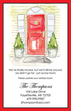 Decorated Classy Entry Housewarming Invitations