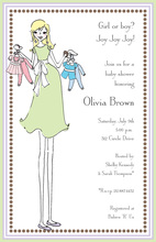 Strolling Mom Invitations