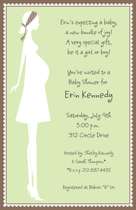 Sweet and New Boy Baby Shower Invitations