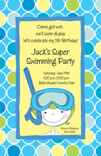 Girl & Boy Swim Invitation