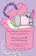 Make Up Case Invitations