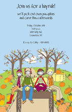 Fall Pumpkin Patch Field Invitation