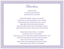 Layered Purple Vintage Borders Enclosure Cards