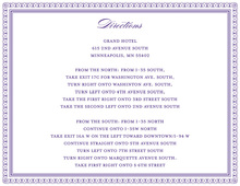 Layered Purple Vintage Borders Enclosure Cards