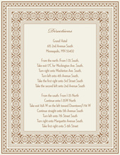 Gold Deco Tile Borders Enclosure Cards