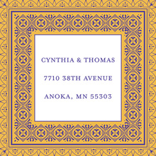 Yellow Deco Tile Borders Stickers