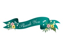 Fine Vintage Leaf Lavender Thank You Cards