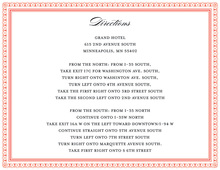 Layered Red Vintage Borders Enclosure Cards