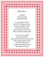 Red Lantern Classic Lotus Borders Enclosure Cards