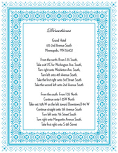 Calypso Deco Tile Borders Enclosure Cards