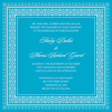 Calypso Deco Tile Borders Invitation