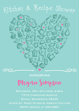 Kitchen Icon Love Invitations