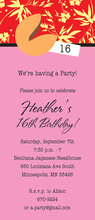 Chinese Fortune Cookie Pink Invitations