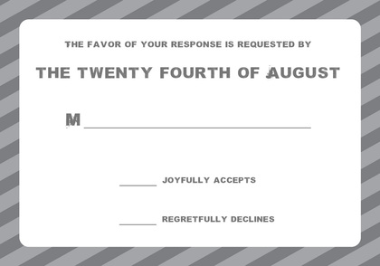 Modern Grey Stripe Enclosure Cards