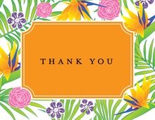 Tropical Paradise Thank You Cards