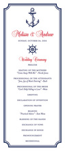 Nautical Navy Border Invitations