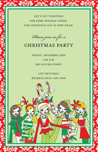 Holiday Girls Invitation