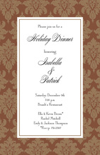 Tapestry Gold Invitations