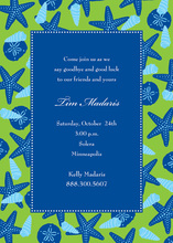 Palm Beach Square Tropical Invitations