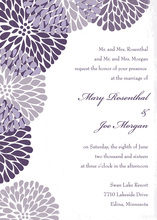 Lavender Watercolor Wash Wedding Invitations