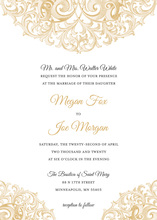 Watercolor Floral Bouquet Script Invitations