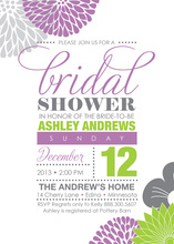 Lavender Watercolor Wash Wedding Invitations