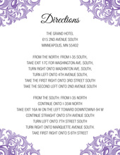 Victorian Revival Purple Enclosure Cards