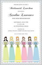 Bride and Maids Invitation