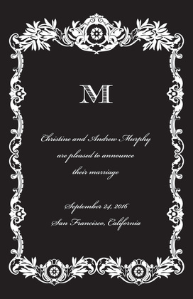 Divinely Red Formal Invitation