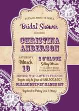 Lavender Watercolor Wash Wedding Invitations