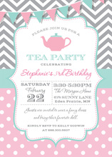 Pink Little Pumpkin Chalkboard Invitations