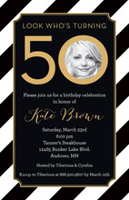 Turning 50 Birthday Photo Cards