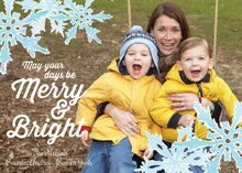 Snowflake Joy Photo Card